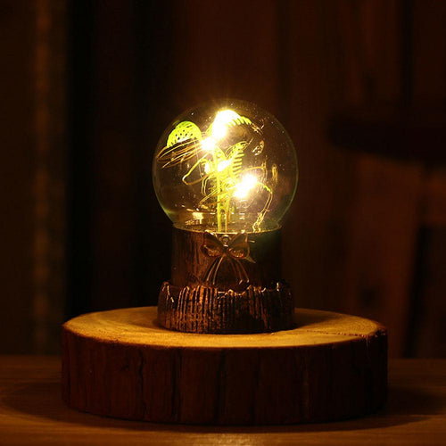 Vintage Green Tree Magic Ball Lamp